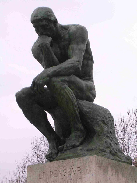 Le penseur de Auguste Rodin